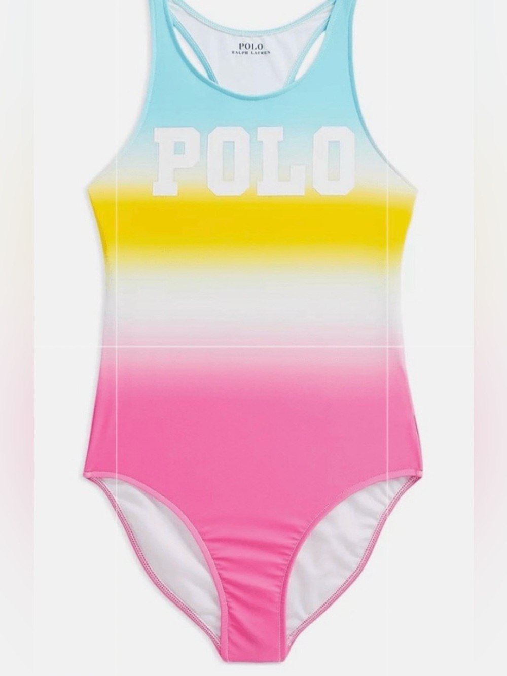 Polo by Ralph Lauren Girls One Piece Swimsuit. Size 12